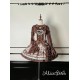 Alice Girl Bear Chocolate Salopette and JSK(1st Pre-Order/Full Payment Without Shipping)